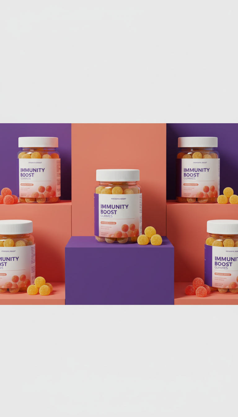 Immunity Boost Gummies with Elderberry